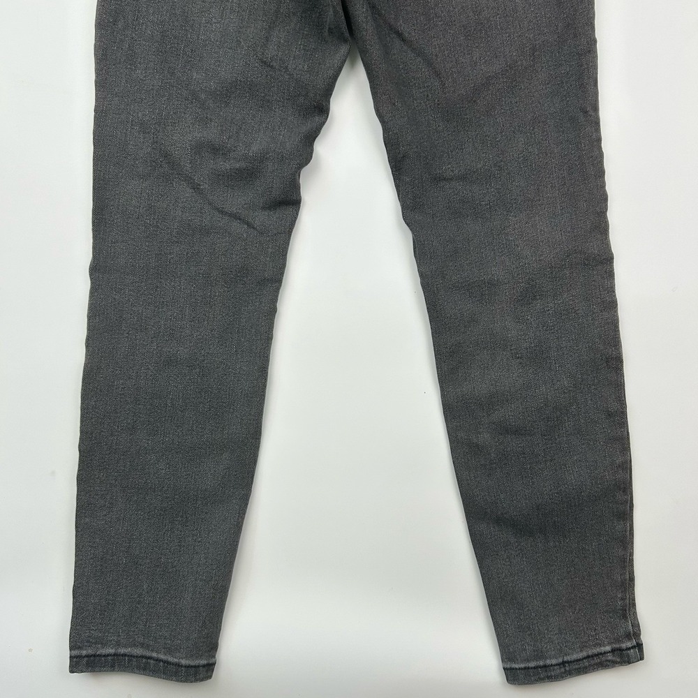 Everlane High Rise Ankle Skinny Gray Charcoal Wash Denim Jeans Sz 28 Stretch - Picture 9 of 10